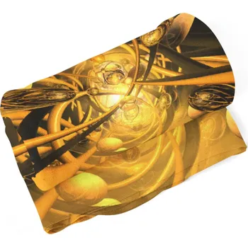 deka Sablio Deka Žlutá abstrakce - 150x120 cm