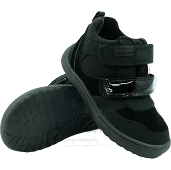 Chlapecké polobotky Dětské celoroční barefoot boty Protetika Banet Nero - vel. 30