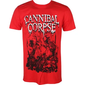 Tričko metal pánské Cannibal Corpse - PILE OF SKULLS 2018 - PLASTIC HEAD - PH11618