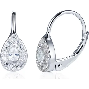 Náušnice NUBIS® Stříbrné náušnice slzičky - NB-3526