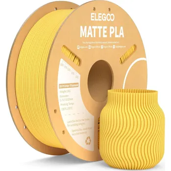 Příslušenství k 3D tiskárně ELEGOO PLA MATTE 1.75 1kg Sunshine Yellow