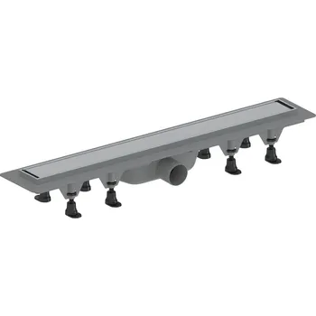 Odvodňovací žlab Polysan Flido podlahový žlab s nerezovým roštem i pro dlažbu 710 mm plast DN50 73672