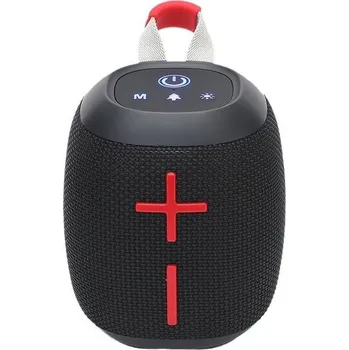 Bluetooth reproduktor T&G TG-389, přenosný reproduktor, ochrana IPX5, černá