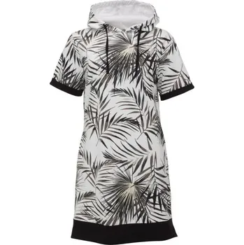 Dámské šaty Dámské šaty Russell Athletic TROPICAL M Černá, Bílá