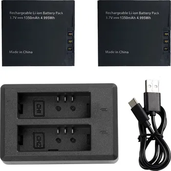 Příslušenství pro videokameru Akaso sada baterií pro Brave 7