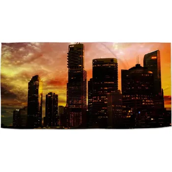 Osuška Sablio Ručník Mrakodrapy - 50x100 cm