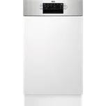 AEG FEE73517PM Vestavná myčka nádobí 45 cm AirDry