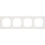 Rámeček 4 násobný, skleněný, Simon 55 Nature TRN4/170, bílá