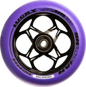 Kolečko ke koloběžce Kolečko LUCKY Quatro Jayden Sharman Signature 110x24/26mm | 86A | PURPLE