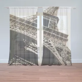 Záclona Sablio Záclony Eiffel Tower 6: 2ks 150x250cm