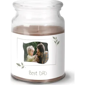 Svíčka Sablio Vonná svíčka s fotkou v dóze s vůní kávy MAXI: 500 g