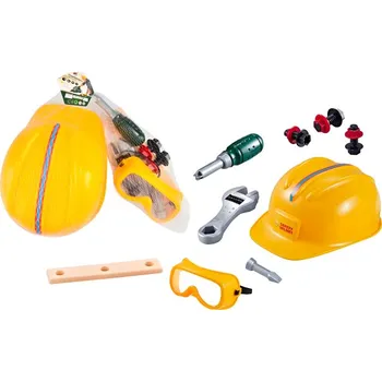 autíčko Sada nářadí s ochrannou helmou