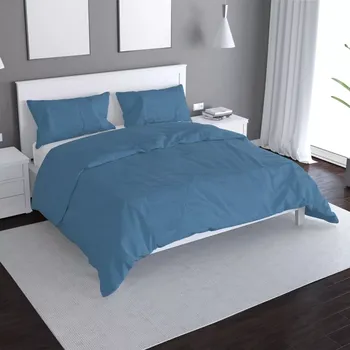 Povlečení Sablio Povlečení Indigově modrá - 140x200 / 90x70