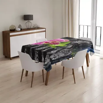 ubrus Sablio Ubrus Orchidej na kamenech - 90x90 cm