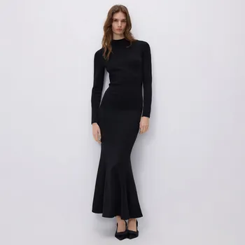 Dámské šaty Reserved - Maxi šaty - černý - 222HU-99X - 222HU-99X-M