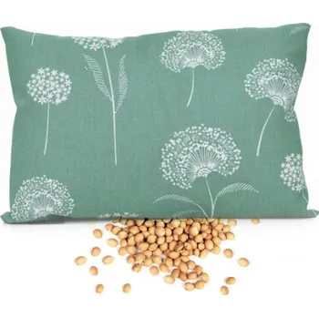 Polštářek s třešňovými peckami, 18 x 28 cm Chmýří zelené