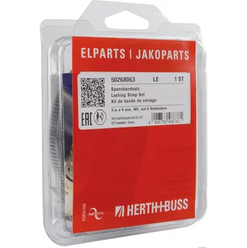 Organizace kabelů Stahovací páska 8MM DLUGOSC:3M GR:0,65MM HERTH 50268063, , ,