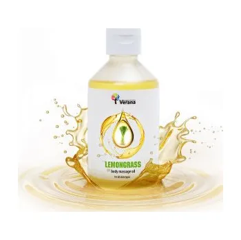 Masážní přípravek VERANA Masážní olej Citronová tráva, 250 ml