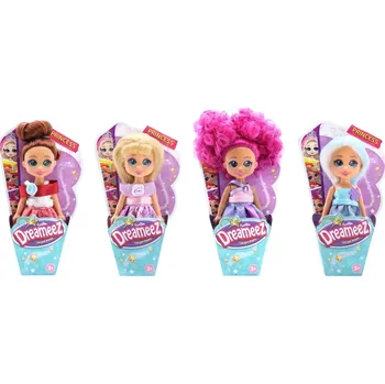 Panenka Funville Dreameez mini princezna v kornoutku černé vlásky