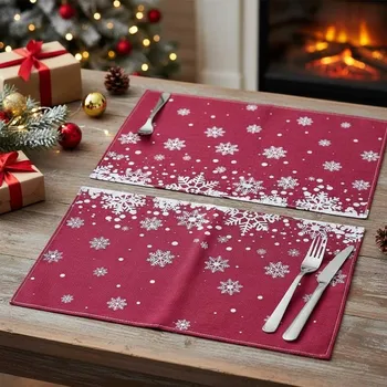 prostírání Vánoční prostírání - vločky