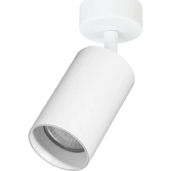 Bodové svítidlo Bodové svítidlo Pipe, 1x bílé kovové stínítko, w