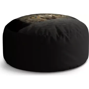 Taburet Sablio Taburet Circle Kočka: 38x48 cm