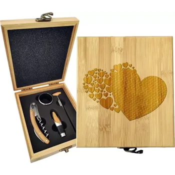 Víno Sablio Dárková sada na víno Srdce: 147×168×49 mm