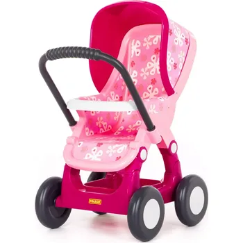 Kočárek pro panenku Dětský kočárek pro panenky – Růžový