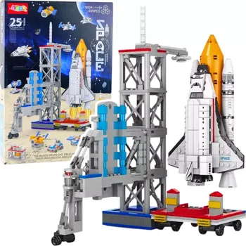 ostatní stavebnice Stavebnice vesmírná stanice a raketa 3v1, 699 dílků, 25 modelů