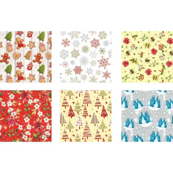 Vánoční dekorace Retlux ZET 004 Balicí papír 0,7x5 m 60 g