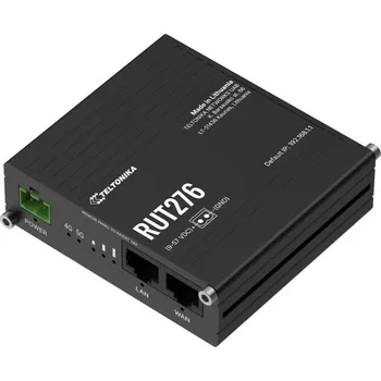 Teltonika RUT276 průmyslový router, dual SIM, Redcap 5G, 1x LAN, 1x WAN, serial RS232/485, WiFi 4