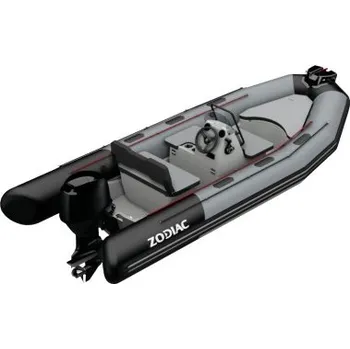 Člun Člun nafukovací Zodiac Open 4.8 PVC šedý/trup světle šedý