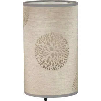 Lampička Stolní lampička v boho stylu PERLA - 1xE14, 40W, béžová