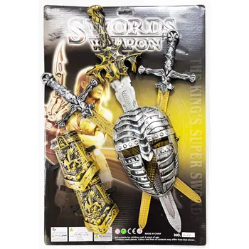 Díl pro stavebnice Dětská sada tří mečů s maskou