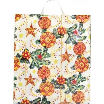 Dárková taška Taška - Červenozlaté hvězdy - 3830