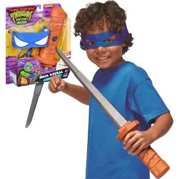 Figurka Nickelodeon Želvy Ninja sada katan a maska Leonarda 83521