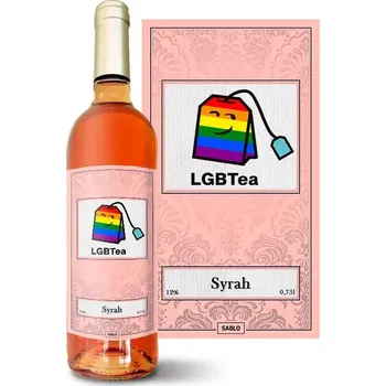 Víno Sablio Růžové víno LGBT Tea: 0,75 l