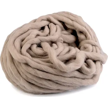 Příze Extra silná příze 250 g, střední, 10 béžová