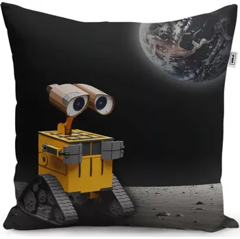 Polštář Sablio Polštář Wall-E robot Měsíc - 40x40 cm