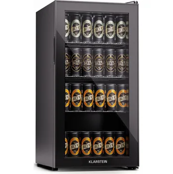 Lednice Klarstein Beersafe 84cm 74L Prosklená Lednice na Nápoje Černá (10045534)
