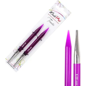 Jehlice Vyměnitelné akrylové jehlice Knitpro Trendz 8 mm
