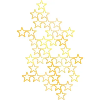 Řezačka papíru dp Craft Krajka z hvězdiček - vyřezávací kovová šablona (1ks)