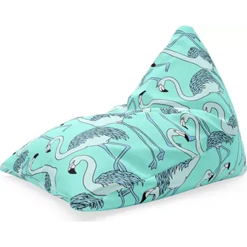 Sedací pytel Sablio Sedací vak Triangl Plameňáci: 120 x 100 x 100 cm