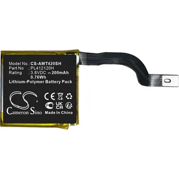 Baterie pro mobilní telefon Baterie pro Amazfit GTR 42mm, 200 mAh, Li-Pol