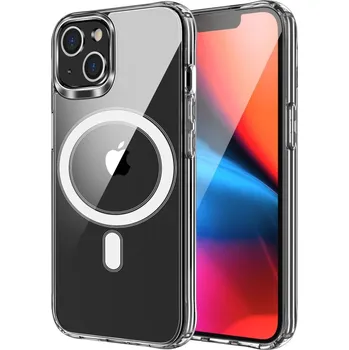 Náhradní kryt pro mobilní telefon Kryt Clear Mag Cover (Mid) Kryt s MagSafe Samsung Galaxy S24 Plus průsvitné