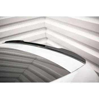 Tuning Maxton Design prodloužení spoileru pro Audi RS7 C8, černý lesklý plast ABS