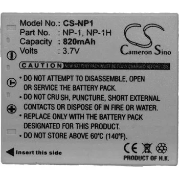 Baterie pro MINOLTA Dimage X1, 820 mAh, Li-Ion