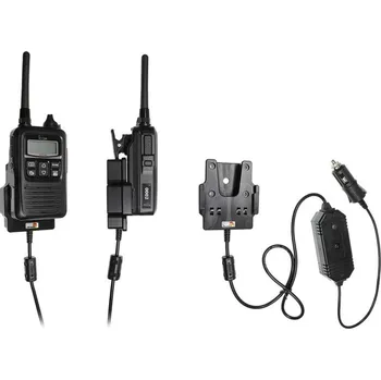 Brodit držák do auta na Icom IP 100H bez pouzdra, s nabíjením z cig. zapalovače