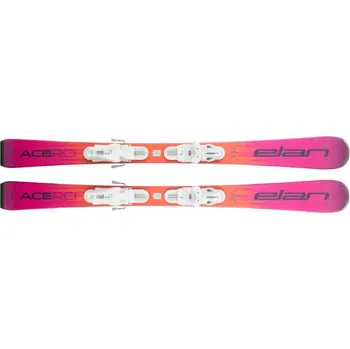 Sjezdové lyže Elan RC Magic Jr + EL 7.5 GW CA Velikost: 140 L pink/orange+V solid white 25/26
