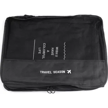 Příslušenství k zavazadlu Sada cestovních organizérů do kufru 7 ks, velké, 3 černá